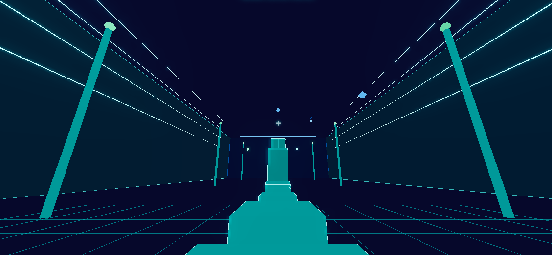 Neon Stride - First-Person Parkour Browser Game Screenshot